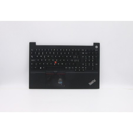Lenovo 5M10V16881 Palmrest Top Case con tastiera, Svizzera, Nero