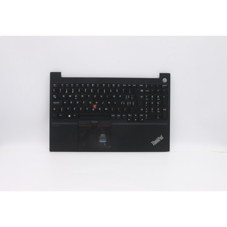 Lenovo 5M10V16881 Palmrest Top Case con tastiera, Svizzera, Nero