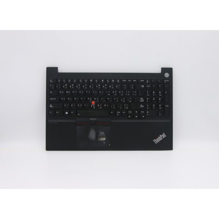 Lenovo 5M10V16898 Palmrest Top Case con tastiera, Arabo, nero, Retroilluminazione, US