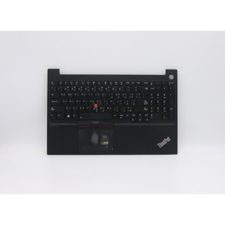 Lenovo 5M10V16898 Palmrest Top Case con tastiera, Arabo, nero, Retroilluminazione, US
