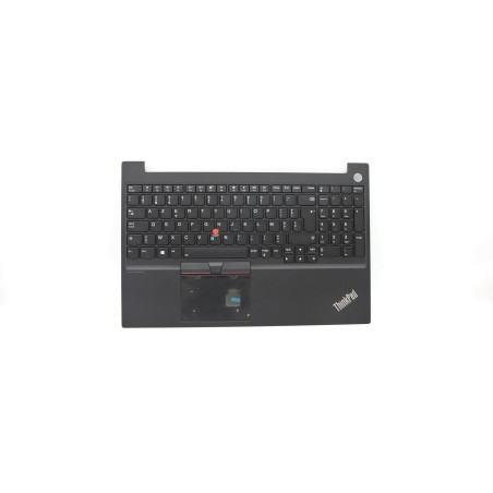 Lenovo 5M10V16899 Palmrest Top Case con tastiera, Belga, nero, Retroilluminazione, UK