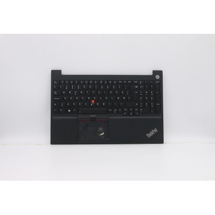 Lenovo 5M10V16900 Palmrest Top Case con tastiera, Danese, nero, Retroilluminazione, UK