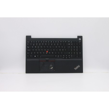 Lenovo 5M10V16900 Palmrest Top Case con tastiera, Danese, nero, Retroilluminazione, UK