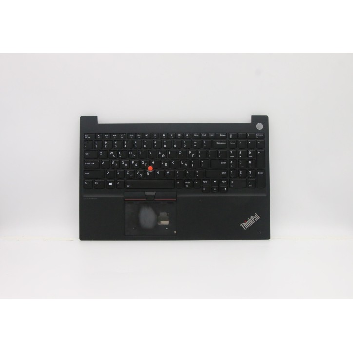 Lenovo 5M10V16904 Palmrest Top Case con tastiera, Greco, Nero, Retroilluminazione
