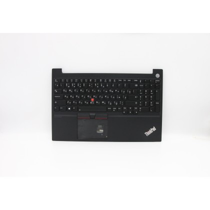Lenovo 5M10V16910 Palmrest Top Case con tastiera, Russo, Nero, Retroilluminazione