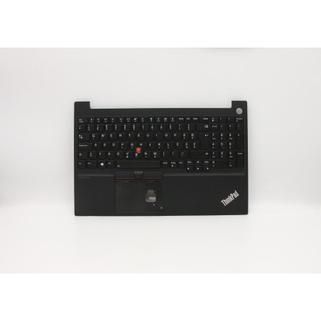 Lenovo 5M10V16912 C-Cover with keyboard, Slovenian, Black, Backlight, UK