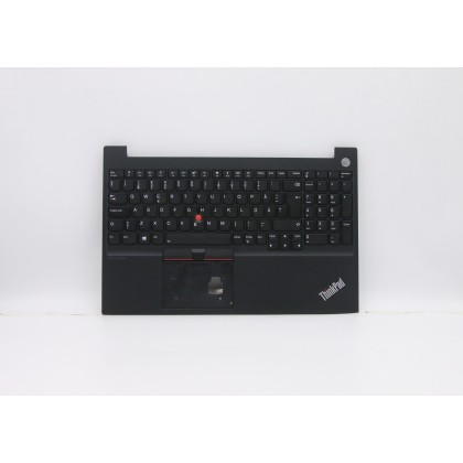 Lenovo 5M10V16913 Palmrest Top Case con tastiera, Svedese/finlandese, Nero, Retroilluminazione
