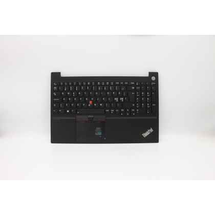 Lenovo 5M10V16914 Palmrest Top Case con tastiera, Europa del Nord, Nero, Retroilluminazione