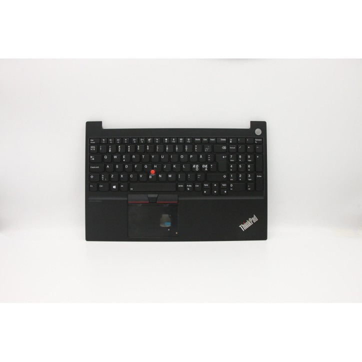 Lenovo 5M10V16914 Palmrest Top Case con tastiera, Europa del Nord, Nero, Retroilluminazione