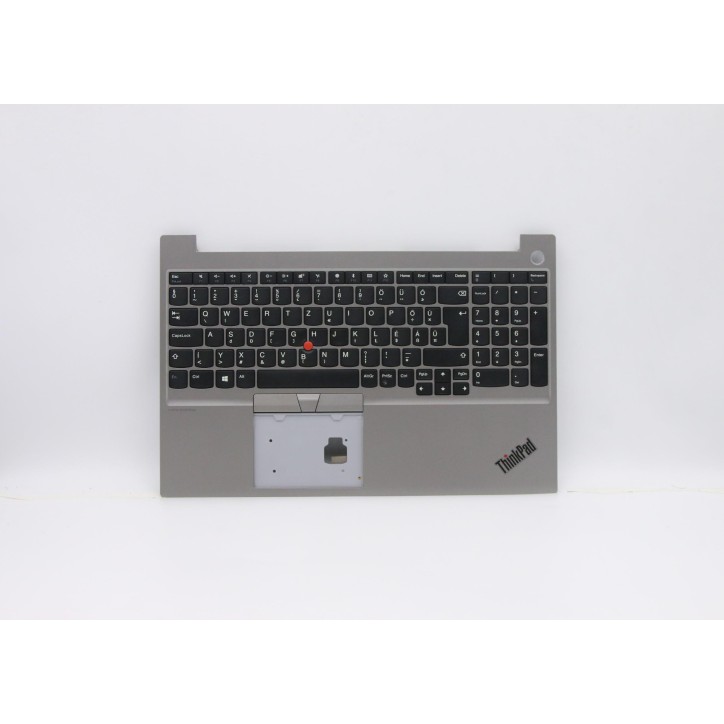 Lenovo 5M10V16939 C-Cover with keyboard, Hungarian, Silver, Non-Backlight, UK