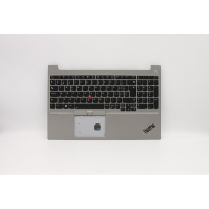 Lenovo 5M10V16983 Palmrest Top Case con tastiera, Svizzera, argento, Retroilluminazione