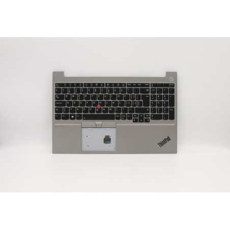 Lenovo 5M10V16983 Palmrest Top Case con tastiera, Svizzera, argento, Retroilluminazione