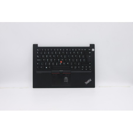 Lenovo 5M10V17014 C-Cover with keyboard, Hungarian, Black, Non-Backlight, UK