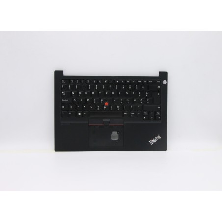 Lenovo 5M10V17021 C-Cover with keyboard, Slovenian, Black, Non-Backlight, UK