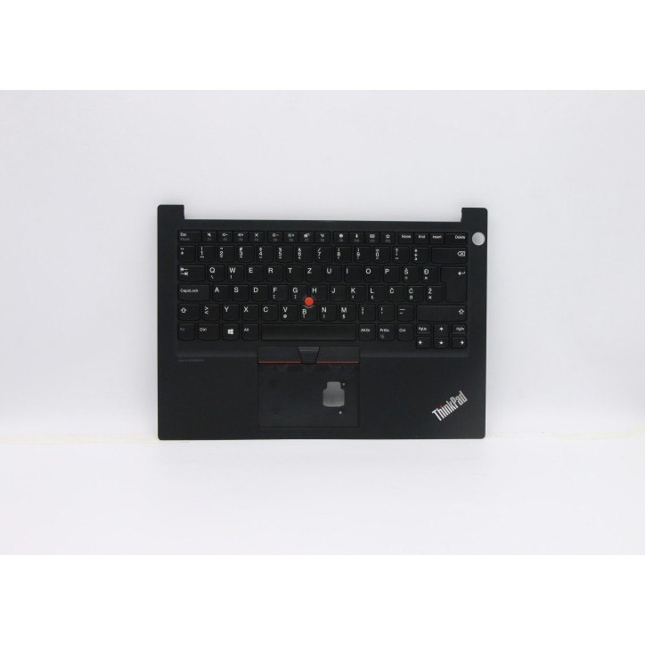 Lenovo 5M10V17021 C-Cover with keyboard, Slovenian, Black, Non-Backlight, UK