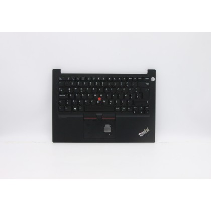 Lenovo 5M10V17028 C-Cover with keyboard, Icelandic, Black, Non-Backlight, UK