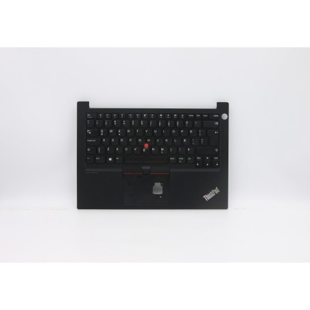 Lenovo 5M10V17028 C-Cover with keyboard, Icelandic, Black, Non-Backlight, UK