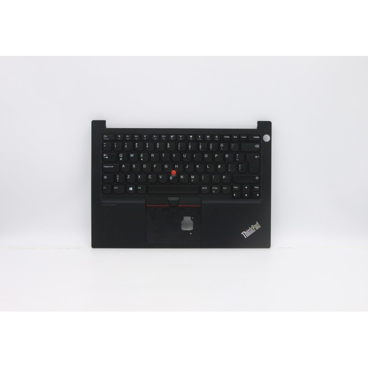 Lenovo 5M10V17028 C-Cover with keyboard, Icelandic, Black, Non-Backlight, UK