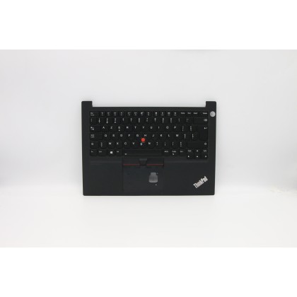 Lenovo 5M10V17042 Palmrest Top Case con tastiera, Belga, nero, Retroilluminazione, UK