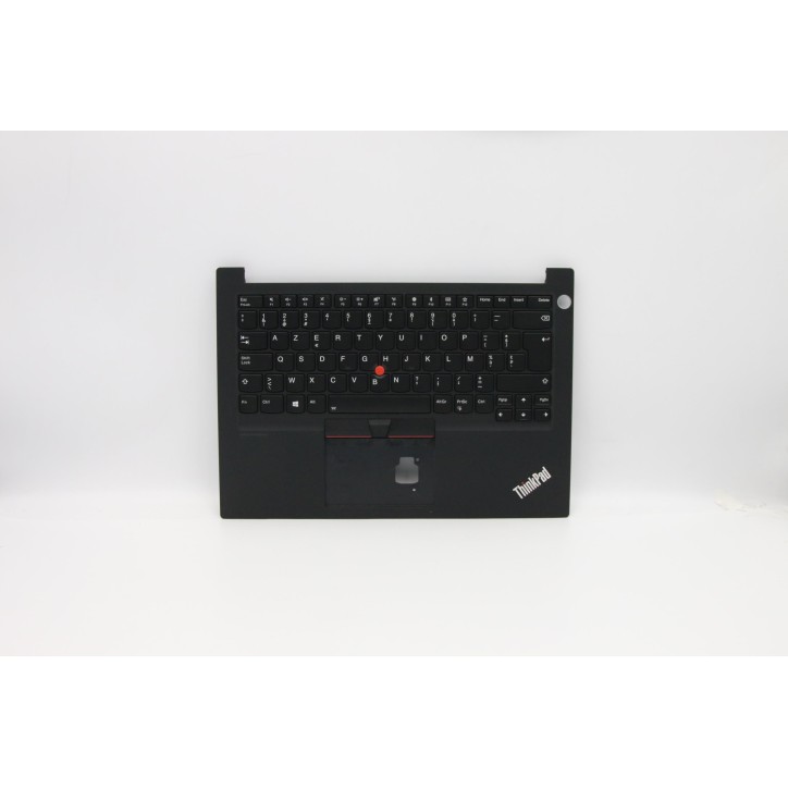 Lenovo 5M10V17042 Palmrest Top Case con tastiera, Belga, nero, Retroilluminazione, UK