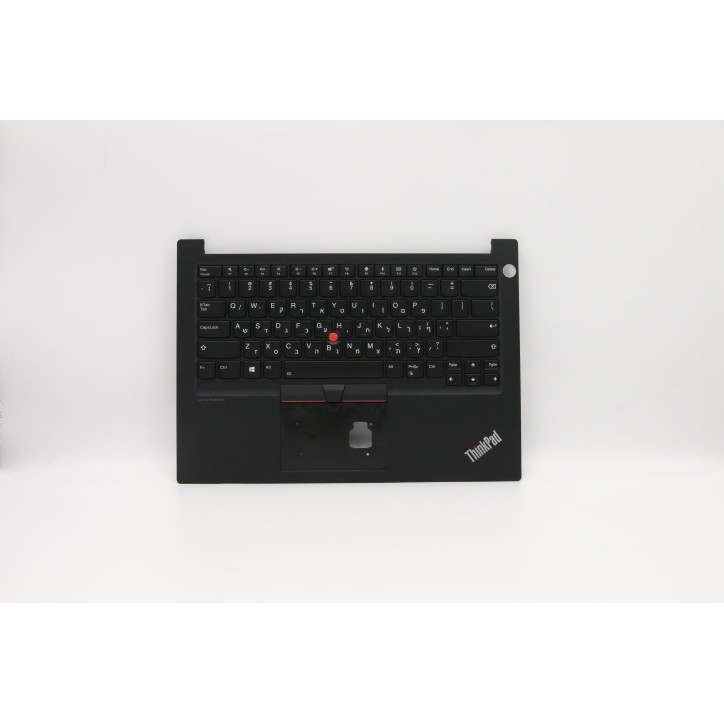 Lenovo 5M10V17049 Palmrest Top Case con tastiera, Ebraico, Nero