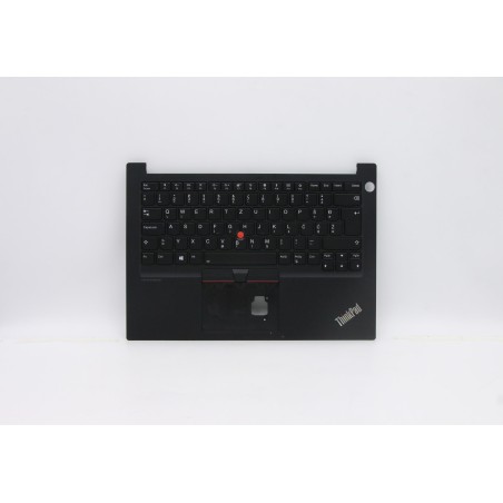 Lenovo 5M10V17055 C-Cover with keyboard, Slovenian, Black, Backlight, UK