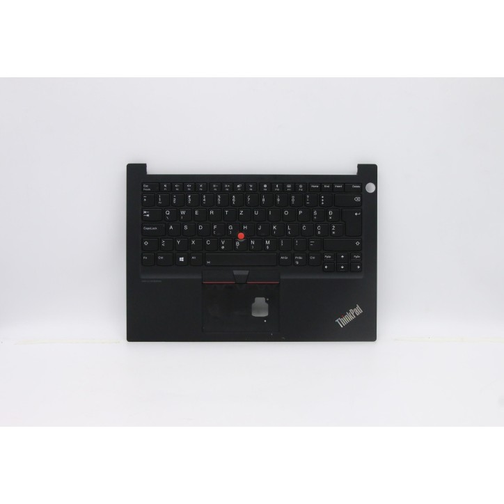 Lenovo 5M10V17055 C-Cover with keyboard, Slovenian, Black, Backlight, UK