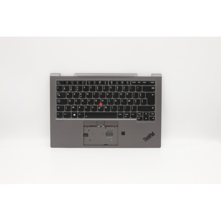 Lenovo 5M10V24839 Palmrest Top Case con tastiera, Belga, grigio ferro, WLAN, UK
