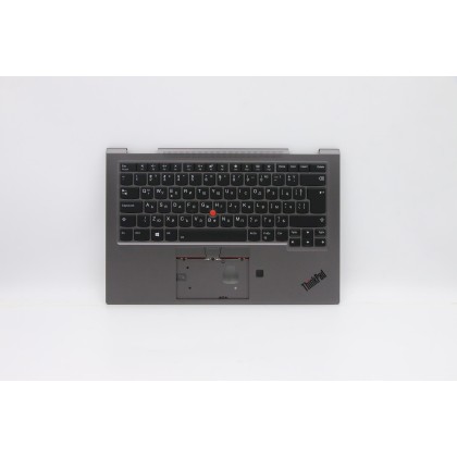 Lenovo 5M10V24841 Palmrest Top Case con tastiera, Bulgaro, grigio ferro, WLAN, UK