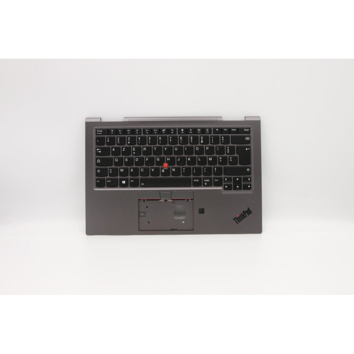 Lenovo 5M10V24848 Palmrest Top Case con tastiera, Francese, Grigio ferro, WLAN