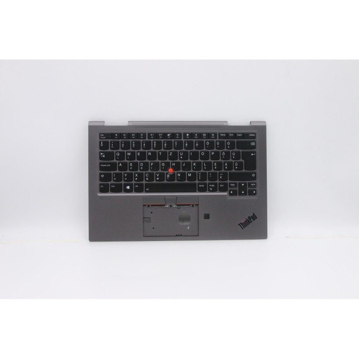 Lenovo 5M10V24853 Palmrest Top Case con tastiera, Ungherese, Grigio ferro, WLAN