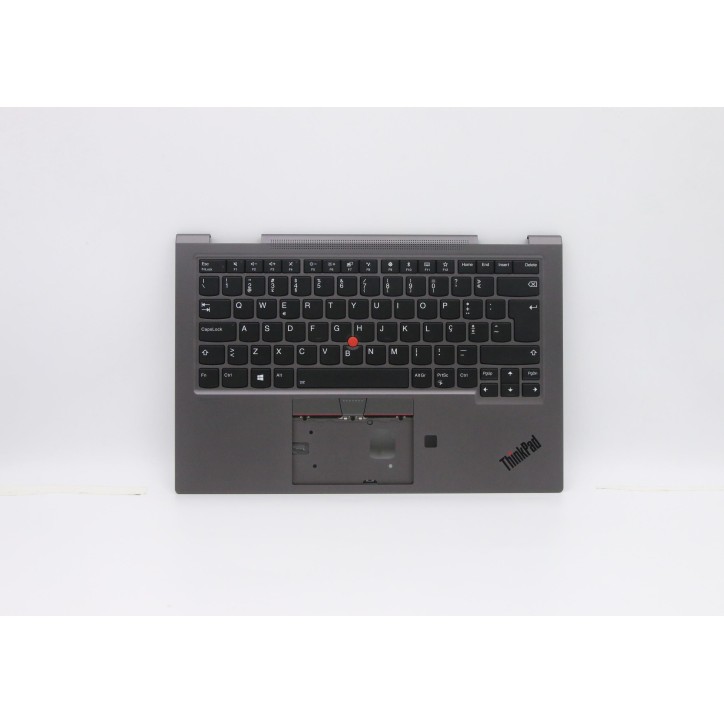 Lenovo 5M10V24862 Palmrest Top Case con tastiera, Portoghese, Grigio ferro, WLAN