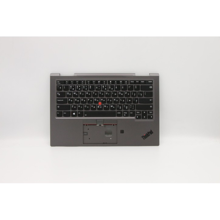 Lenovo 5M10V24863 Palmrest Top Case con tastiera, Russo, Grigio ferro, WLAN