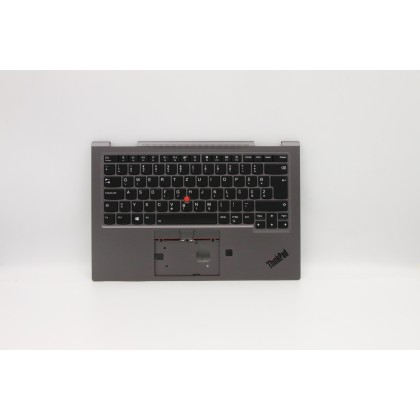 Lenovo 5M10V24864 C-Cover with keyboard, Slovenian, Iron Grey, WLAN, UK
