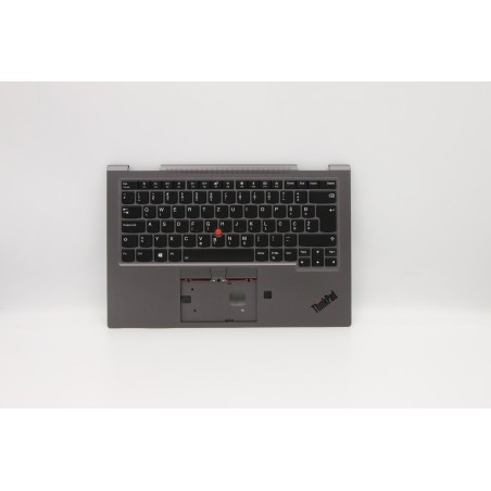Lenovo 5M10V24864 C-Cover with keyboard, Slovenian, Iron Grey, WLAN, UK