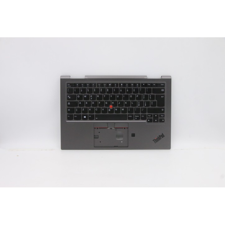 Lenovo 5M10V24892 Palmrest Top Case con tastiera, Italiano, Grigio ferro, WLAN