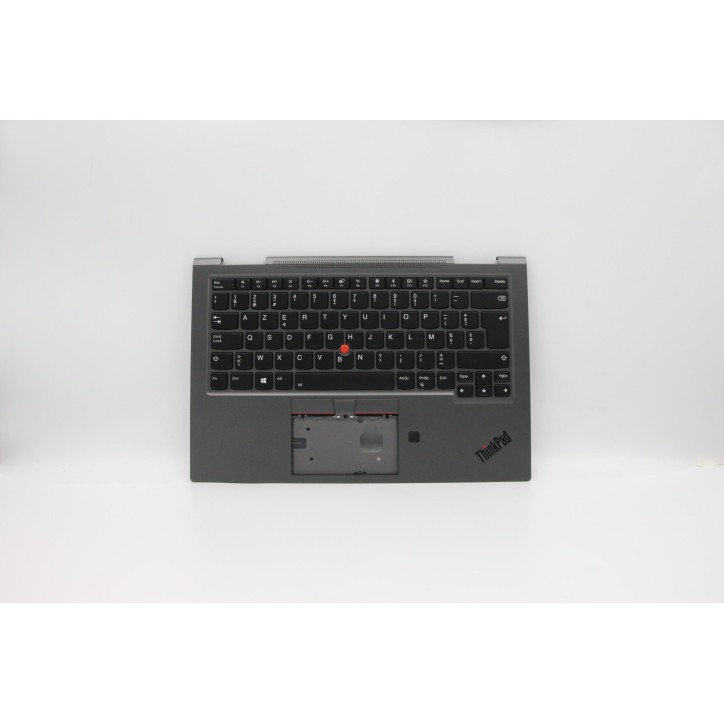 Lenovo 5M10V24911 Palmrest Top Case con tastiera, Belga, grigio ferro, WWAN, UK