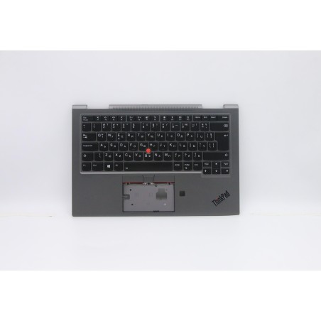 Lenovo 5M10V24913 Palmrest Top Case con tastiera, Bulgaro, grigio ferro, WWAN, UK