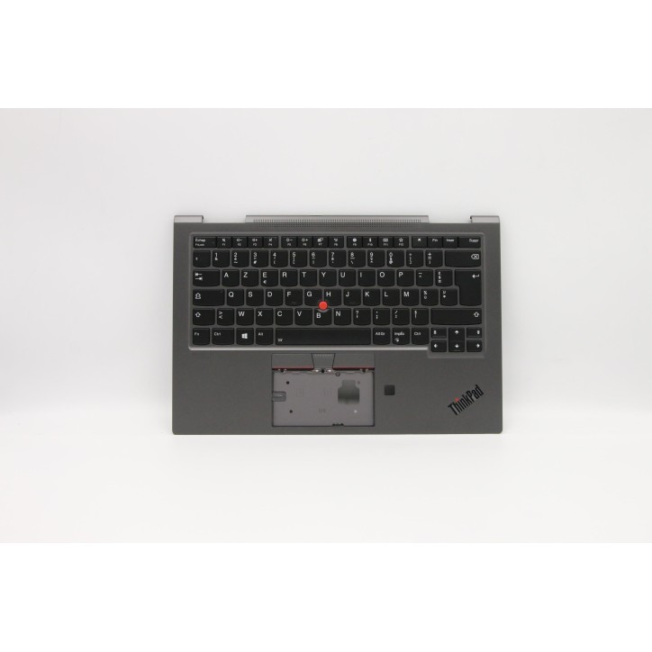 Lenovo 5M10V24920 Palmrest Top Case con tastiera, Francese, Grigio ferro, WWAN