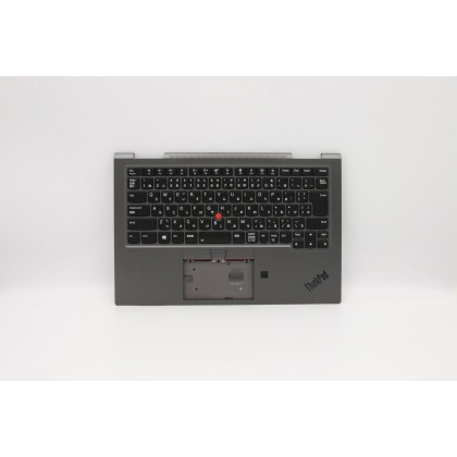 Lenovo 5M10V24929 Palmrest Top Case con tastiera, Giapponese, Grigio ferro, WWAN