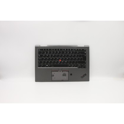 Lenovo 5M10V24934 Palmrest Top Case con tastiera, Portoghese, Grigio ferro, WWAN