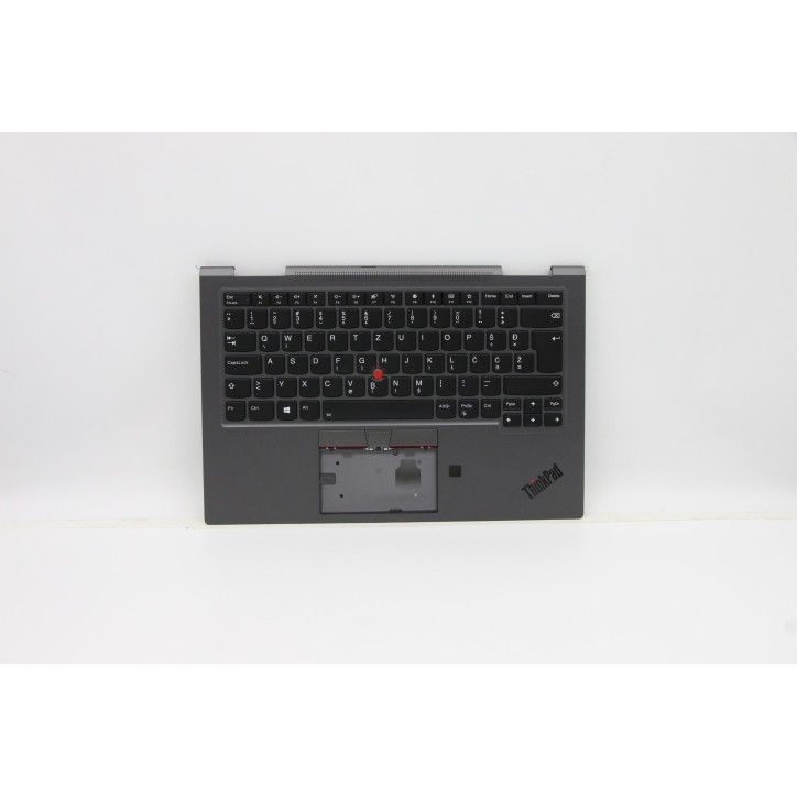 Lenovo 5M10V24936 C-Cover with keyboard, Slovenian, Iron Grey, WWAN, UK