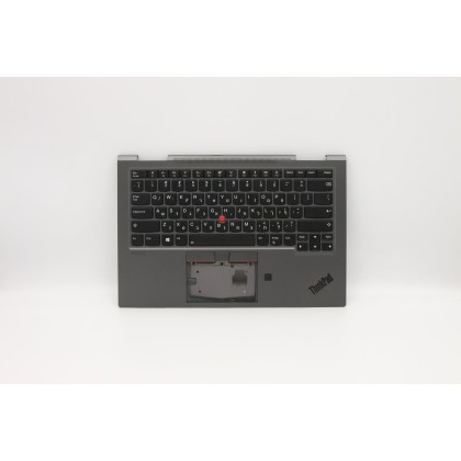 Lenovo 5M10V24960 Palmrest Top Case con tastiera, Ebraico, Grigio ferro, WWAN