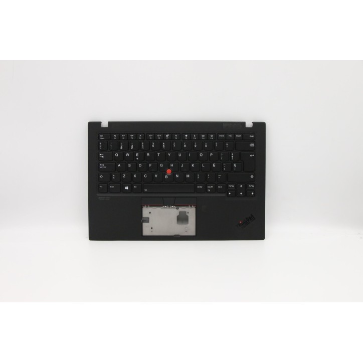 Lenovo 5M10V25556 Palmrest Top Case con tastiera, Spagnolo, Nero intenso, WWAN
