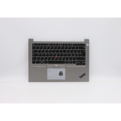 Lenovo 5M10W64422 Palmrest Top Case con tastiera, Italiano, argento, Retroilluminazione