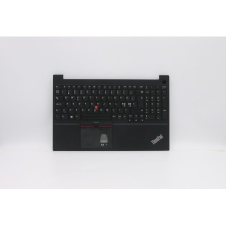 Lenovo 5M10W64525 Palmrest Top Case con tastiera, Norvegese, nero, Senza_retroilluminazione, Senza lettore di impronte digitali