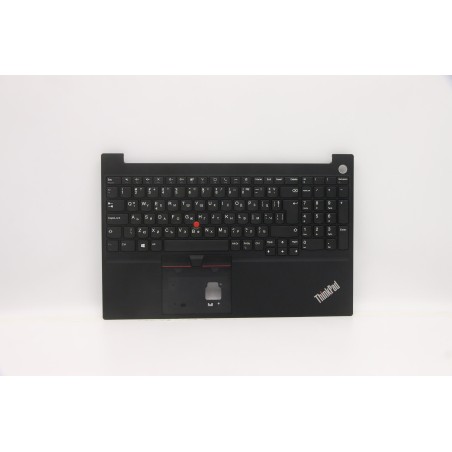Lenovo 5M10W64574 Palmrest Top Case con tastiera, Bulgaro, nero, Senza retroilluminazione, Lettore di impronte digitali, UK