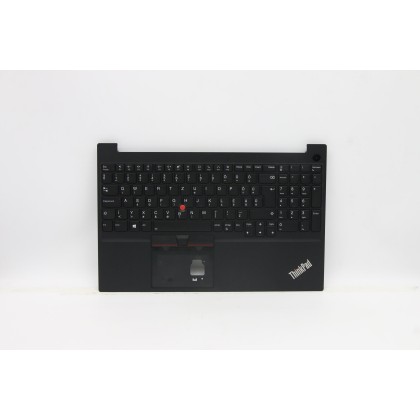 Lenovo 5M10W64593 Palmrest Top Case con tastiera, Ungherese, nero, Retroilluminazione, Senza lettore di impronte digitali