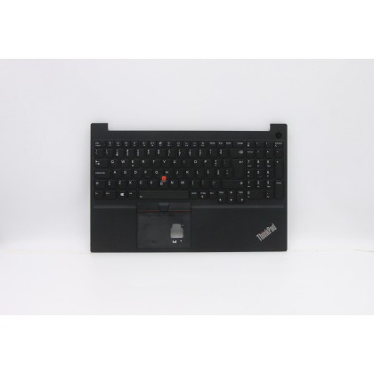 Lenovo 5M10W64597 Palmrest Top Case con tastiera, Portoghese, nero, Retroilluminazione, Senza lettore di impronte digitali