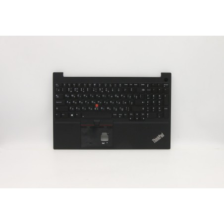 Lenovo 5M10W64598 C-Cover with keyboard, Russian, Black, Backlight, Non-Fingerprint, US